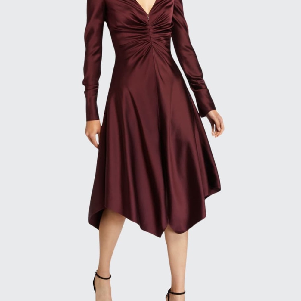 Jonathan Simkhai Crepe Handkerchief Dress, Size 2
